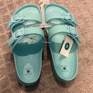 Target teal sandals